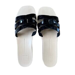 NWOT Dolce Vita Cait Minimalist Vegan Leather Women's Slide Sandals - Size 10